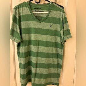 Hurley Mint Green V-Neck Tee